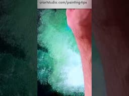 Easiest way to paint Amazing Abstract Painting with Depth | Acrylics | Oval Brush Art #abstractart