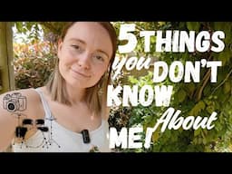5 Things you Definitely DON'T know About me! Last Video for 5 for May series! Frugal, Home Ed Mama!