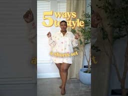 5 Ways to Style | Old Navy Shorts Set | Outfits linked on my LTK!