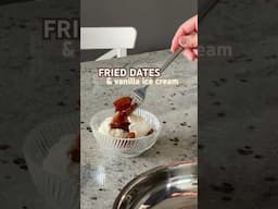 your new fav ICE CREAM dessert 👏 #frieddates #easydessert