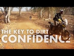 Building confidence in the dirt for adventure bike riding
