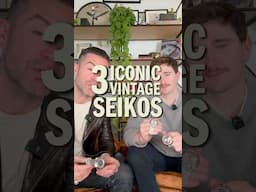 3 Iconic Watches in our Vintage Seiko Charity Sale #seiko #vintagewatches #watches #seikowatches