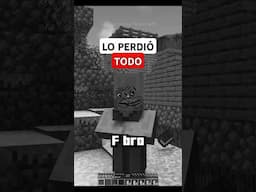 Este aldeano RECHAZA 20,000$ y lo pierde TODO