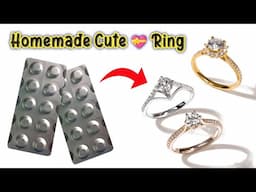 How to make Love Ring at home | Diy love ring | Homemade ring | How to make ring without wire