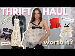 SPRING THRIFT HAUL! Shopping online got me to thinking.. is thrifting in store even worth it??