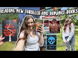 reading NEW thriller, horror and romance books, an unexpected new favorite🤯📚❤️‍🔥 [reading vlog]
