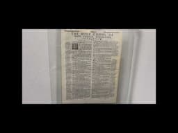 Hidden Treasures in our Office Matthew 1 - 525 yrs old