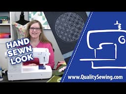 How Do I Create a Hand-Sewn Look With a Machine?