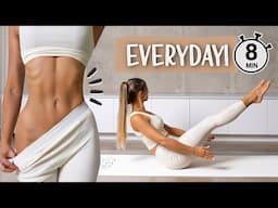 This workout will SNATCH your WAIST! Summer Pilates Abs Challenge - Do It EVERY DAY! No Equipment