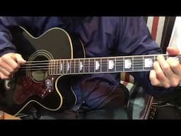 BLUES con Jumbo guitar [E]