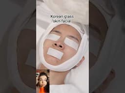 KOREAN GLASS SKIN FACIAL #korean #glassskin #viralvideo #ytshorts