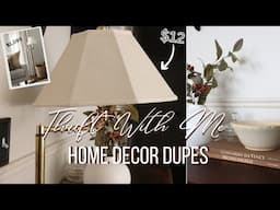 Thrift With Me & Thrift Haul |  Home Decor Dupes | Trendy Vintage Decor | Rachel G Thrifts