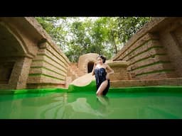 I am Building The Most Amazing Underground Slide Water Park Villa