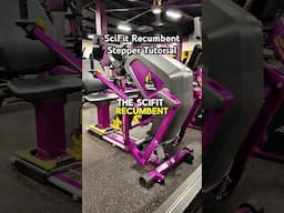 SCIFIT RECUMBENT STEPPER TUTORIAL 🔥 / Try this full body, joint-friendly machine at Planet Fitness!