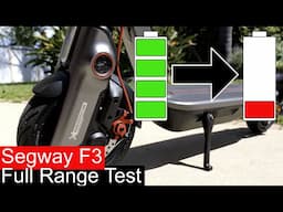 Segway F3 REAL Range Test: How Far Does It Actually Go? (Hills Included!)