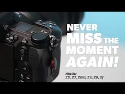 Never miss that precious moment with this Nikon Tip for Z5, Z6iii, Z7, Z8, Z9, Zf