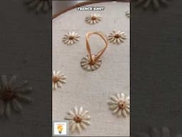 Beautiful and easy flower embroidery Tutorial. #embroiderytutorial #embroideryideas #embroidery