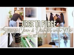 NEW! 2025 EARLY SPRING REFRESH & URGE TO PURGE: Clean with Me +  Decluttering Motivation