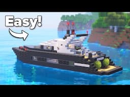 Minecraft: 10.000.000$ Luxury Yacht💵 | Tutorial