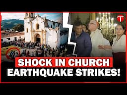 BREAKING: Earthquake Hits Peru During Church Mass | Panic and Chaos Caught on Video
