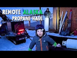 Northern Lights - Hauling Propane to our Remote Alaska Property