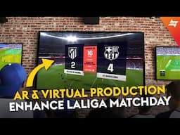 This studio utilizes AR graphics and virtual production to enhance LaLiga matchday