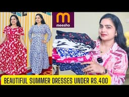 💖Meesho Summer Floral Dresses Under Rs.400 | Meesho haul | #haul #meesho #ideasbybharti