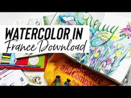 France Art Supply Haul & Sketchbook Tour