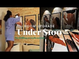 Upgrade Your Bedroom for Under $100 | Chic & Modern Budget Makeover| Tiasia Cockrell