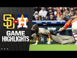 Padres vs. Astros Highlights (4/18/25) | MLB Highlights