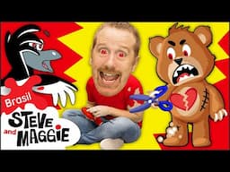Casa Mágica de Bonecas e Mais para Crianças com Steve and Maggie Brasil