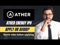 Ather Energy IPO Review | Apply or avoid? | Ather IPO GMP | Latest GMP | Vibhor Varshney #trading