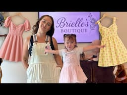 We Built Our Own Clothing Store! (2 Year Old Chooses My Outfits!) - BRIELLE'S BOUTIQUE