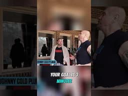 How long does Johnny survive in the Cold Plunge 🥶 #coldplunge #johnmorrison #johnnytv #gauntlet