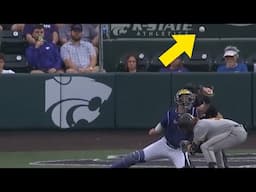 Bizarre Bat Bounce Turns Into an INSANE Catch!