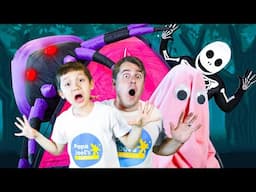 Baby Rainbow Ghost Spooky Camping Adventure