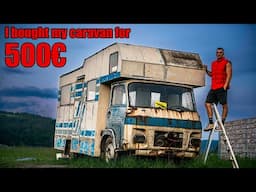 Restoration Abandoned Retro Camper 1975 | Interior Part 1