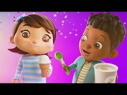Mia and Friends Make the Perfect Ice Cream Together | 👼Lellobee - Preschool Playhouse