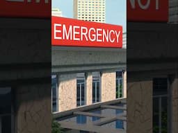 🚑L'ambulance rentre au garage après une dure journée de travail🥱#shorts #animation #voitures