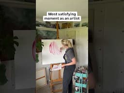 My favourite moment is the start of a HUGE fresh canvas.