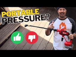 Harbor Freight Bauer 20V Portable Power Washer: DOES IT WORK?!