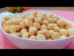 Biscoito pipoca de queijo / Rende Muito