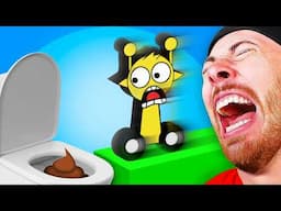 GIANT Incredibox Sprunki Cars Vs Giant Toilet (Funny Animation)