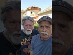 Bobby dropping me off at home, after a good day at the Fresno Flea Market!