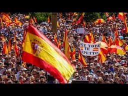 Spain Erupts: Mass Protests Demand Spanish PM Pedro Sánchez’s Resignation