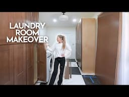 We have cabinets!! Laundry Room Makeover