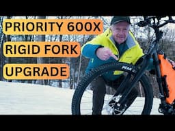 PRIORITY 600X RIGID FORK UPGRADE - Mountain Bike Upgrade For Road And Gravel Riding