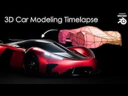 Vehicle Modeling Timelapse in Blender