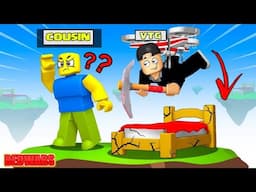 Me And My Cousin Played Roblox Bed Wars|On Vtg!