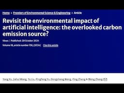Science Snippets: AI is Destroying the Living Planet